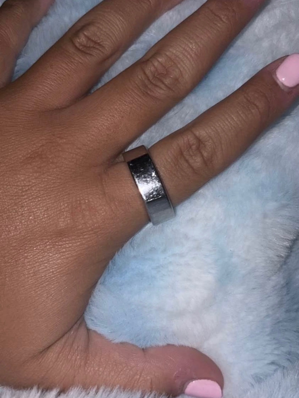 Oura Silver Wide Band Ring